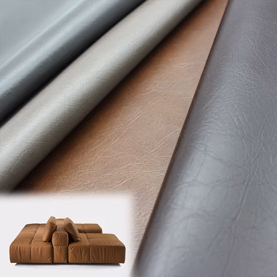 Venda quente de couro artificial PU/couro PU/couro sintético PU