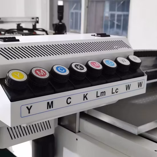 Impressora UV do leito de Digitas da eficiência elevada para o acrílico de PVC da madeira compensada de couro de vidro