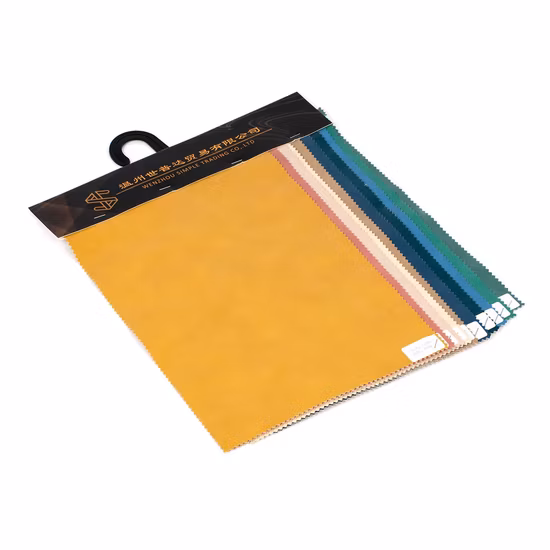 Costura de couro sintético bordado de PVC PU para assento de carro