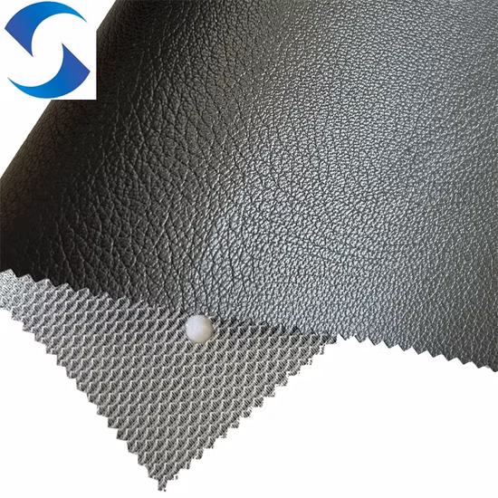 Amostras grátis produto de fábrica sintético Rexine PVC tecido artificial rolo de couro falso para assento de carro