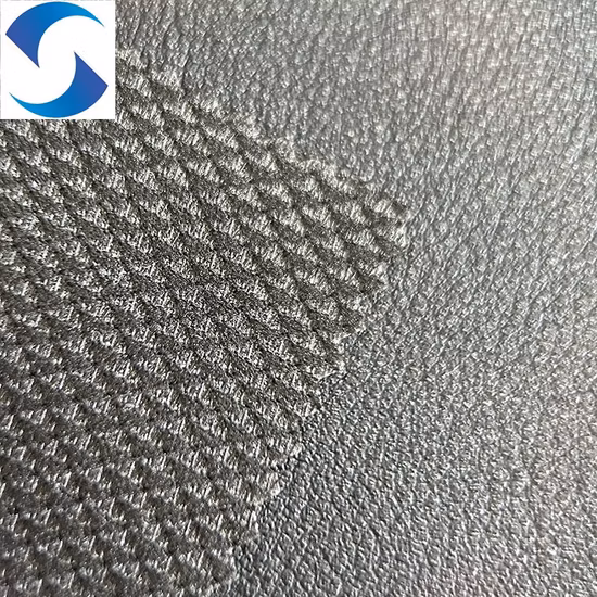 Nova textura de couro sintético elástico para sofá para assento de carro para móveis para decoração Tecidos de tecido de couro artificial de PVC para móveis de sofá