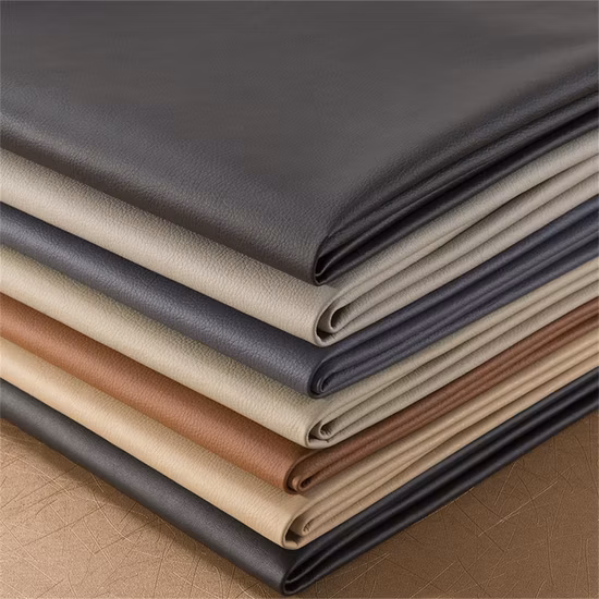 Couro sintético de PVC para decoração dos melhores